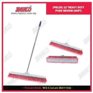 (PB12S) 12’’HEAVY DUTY PUSH BROOM (SOFT)