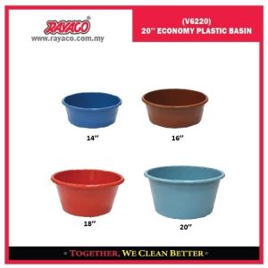 (V6220) BASKOM PLASTIK EKONOMIS 20"