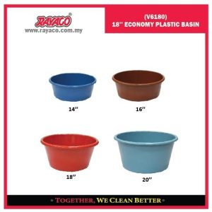 (V6180) BASKOM PLASTIK EKONOMIS 18"