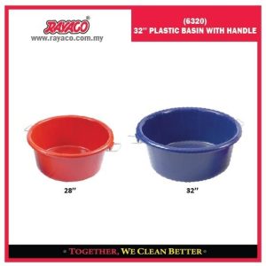 (6320) BASKOM PLASTIK 32" DENGAN PEGANGAN
