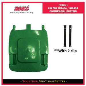 (240L) TUTUP UNTUK TEMPAT SAMPAH KOMERSIAL RI240A / RI240G