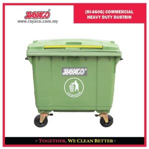 (RI-660G) TEMPAT SAMPAH KOMERSIAL TUGAS BERAT