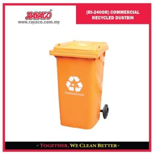 (RI-240OR) TEMPAT SAMPAH DAUR ULANG KOMERSIAL