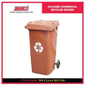 (RI-240BR) TEMPAT SAMPAH DAUR ULANG KOMERSIAL