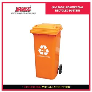 (RI-120OR) TEMPAT SAMPAH DAUR ULANG KOMERSIAL