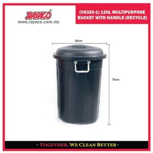 (V8320-1) EMBER SERBAGUNA 120L DENGAN PEGANGAN (DAUR ULANG)