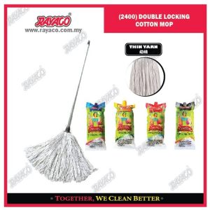 (2400) KAIN PEL KATUN DOUBLE LOCKING (BENANG TIPIS)