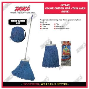 (RY445) PEL KATUN WARNA - BENANG TIPIS (BIRU)