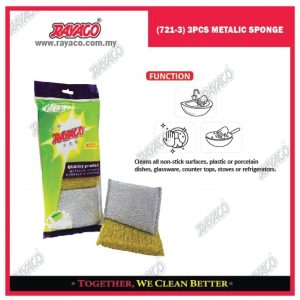 (721-3) 3 PCS SPONS METALIC