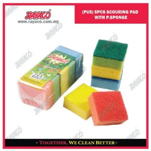 (PU5) 5 PCS BANTAL PENGGOSOK DENGAN SPONS