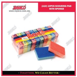 (A10) 10 PCS BANTAL PENGGOSOK DENGAN SPONS