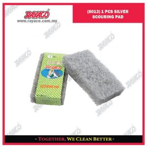 (8013) 1 PCS SIKAT PENGGOSOK SILVER