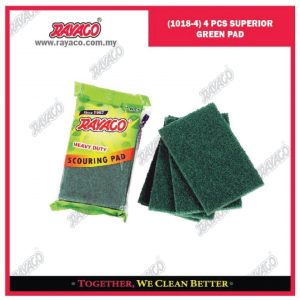 (1018-4) 4 PCS BANTALAN (PAD) HIJAU SUPERIOR